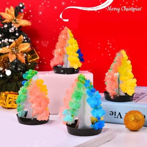 1PCs Christmas Trees Functional Magic Growing Tree Toy Boys Girl Crystal Fun Xmas Gift Christmas Stocking Filler Novelty Toys