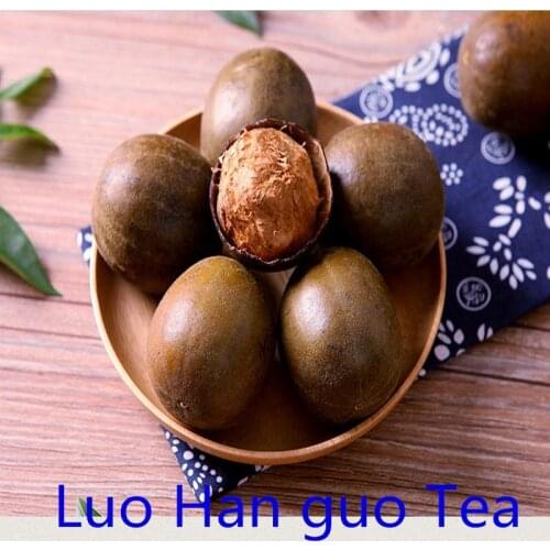 100% Natural and Organic Luo Han Guo, Luo Han guo, 1 box / 9 pcs, clearing heat and moisturizing throat, zero calories