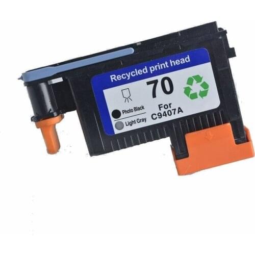 1PK Compatible HP 70 Photo Black/1 Light Gray C9407A Printhead for HP Designjet Z2100 Z3100 B8850 B9180