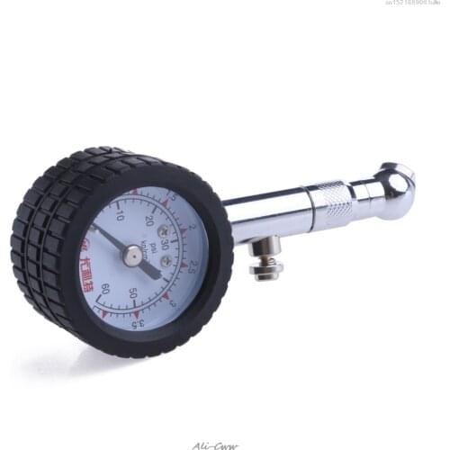 2018 New Car Vehicle Automobile Tire Air Pressure Gauge 0-60 psi Dial Meter