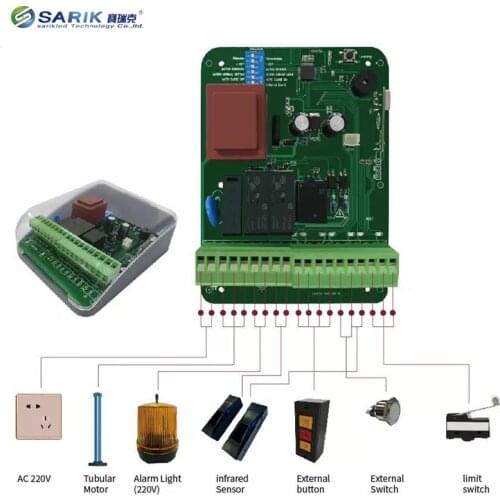 220V RF Remote Control Switch Transmitter And Receiver for Rolling Shutter Tubular Motor