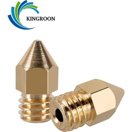 4pcs MK8 Nozzle 0.2mm 0.4mm 0.5mm 0.6mm 0.8mm 1.0mm Copper Nozzles 3D Printer Extruder Parts For 1.75mm Filament Brass Nozzle