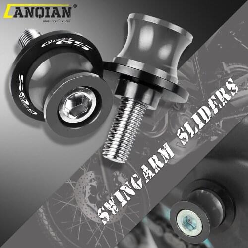 8MM Motorcycle Accessories CNC Aluminum Swingarm Spool Slider Stand Screws For BMW G650GS G 650 G650 GS 2008-2013 2014 2015 2016
