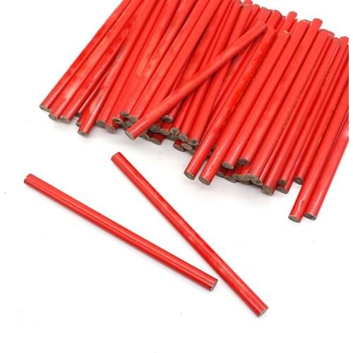 Woodworking Oval Pencil Engineering Drawing Special Marker Black Thick Core Underline Anti-rolling Pencil Woodworking Tools