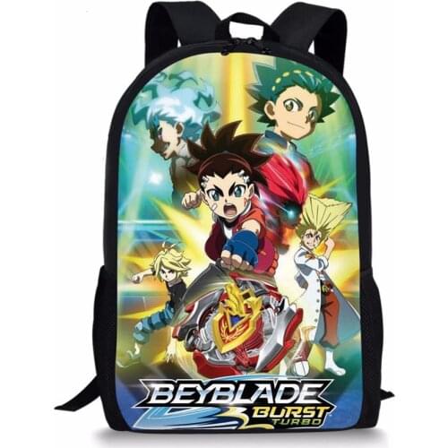HaoYun Beyblade Burst Game Printing Teenager Backpacks 3D Anime Pattern Student School Rucksack Teenager Backpacks Softback