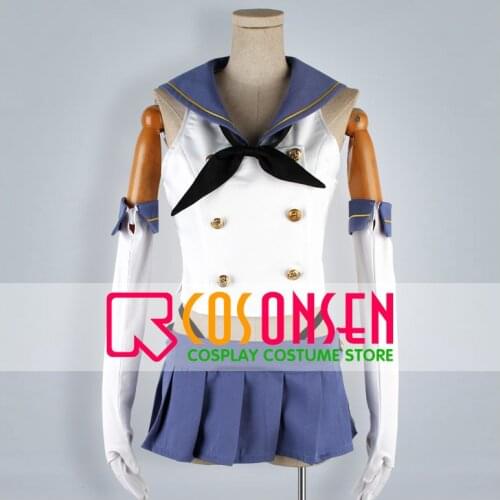 COSPLAYONSEN Kantai Collection Kancolle Shimakaze Sailor Suit Cosplay Costume All Size Custom Made