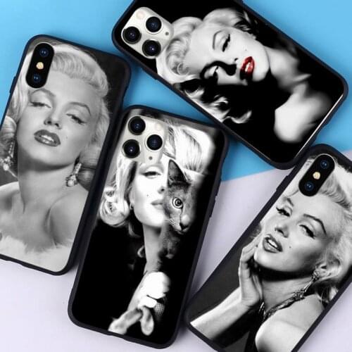 Marylin monroe Phone Case for iPhone 11 12 pro XS MAX 8 7 6 6S Plus X 5S SE 2020 XR