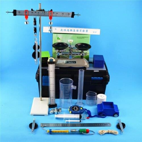 Junior high physics Mechanical experimental equipment set include Pulley weight balance spring