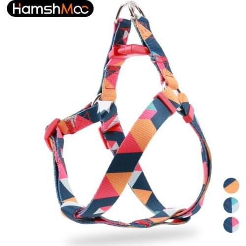 Hamshmoc Adjustable Nylon Dog Harness Strap Step In Safety Pet Walking Training Harness For Small Medium Large Dogs Arnes Perro