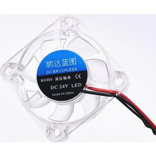 2pcs NEW 3d printer fan 30MM 30*30*10MM 3cm Fan With Blue Led Graphics card fan Cooling fan 5V 12V 24V with 2pin USB