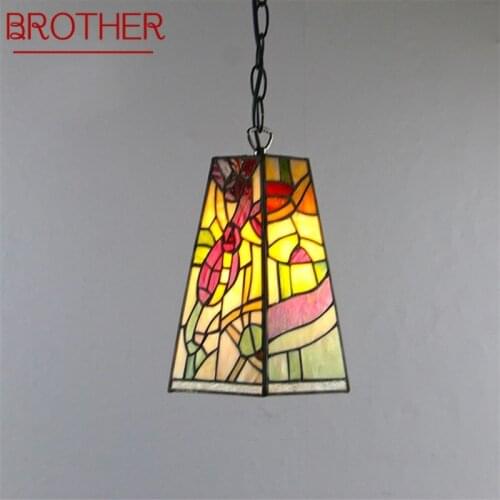 BROTHER Retro Pendant Light Contemporary LED Lamp Creative Fixtures Decorative For Home Dining Room
