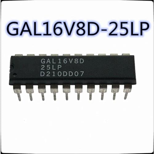 5PCS-20PCS) GAL16V8D-25LP DIP-20 GAL16V8D DIP20 Programmable logic chip Brand new original