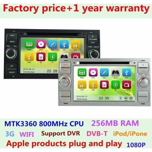 HD Touch Screen Car DVD Player GPS Navigation System For Ford Focus Transit Fiesta C S MAX Connect Fusion Mondeo BT Radio Stereo