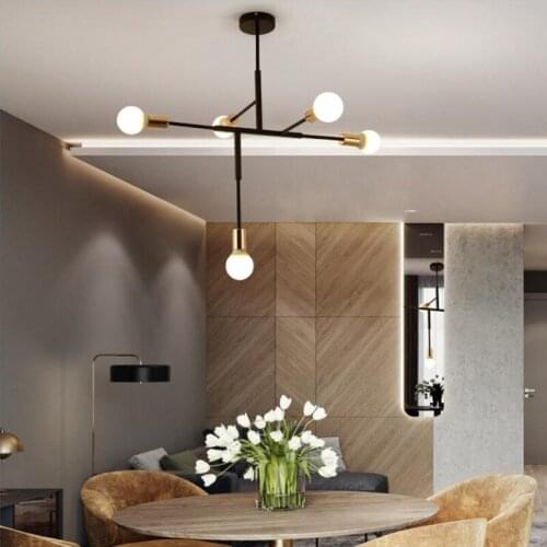 Modern chandelier light, screen light, bright teapot bedroom kitchen kitchen kitchen hotel light