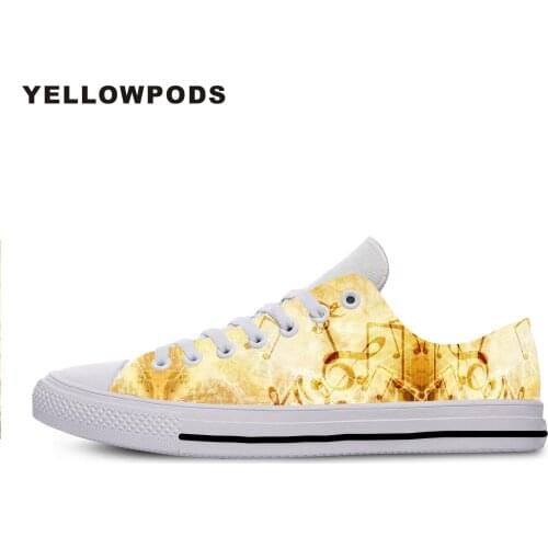 Womens Shoes Music Classical Printed Hip Hop Male Female Women Platform Shoes Woman Lady Flats Fall Casual Black White Shoes