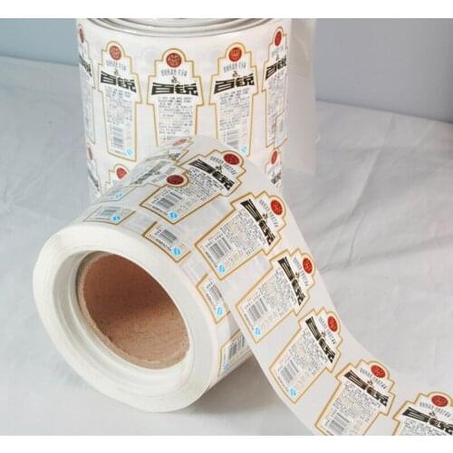 Customized Printing customized clear barcode label with favorable price