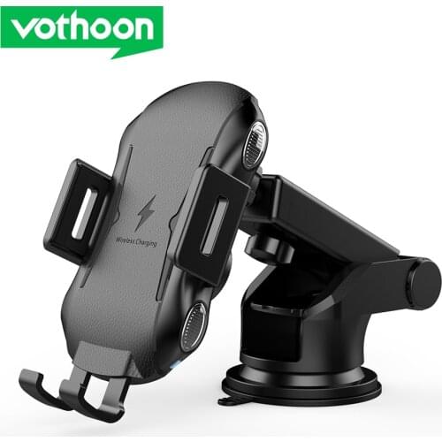 Vothoon 10W Qi Car Wireless Charger Air Vent Mount Phone Holder For Samsung S10 S9 iphone Xs 8 Xiaomi Fast Wireless Charging