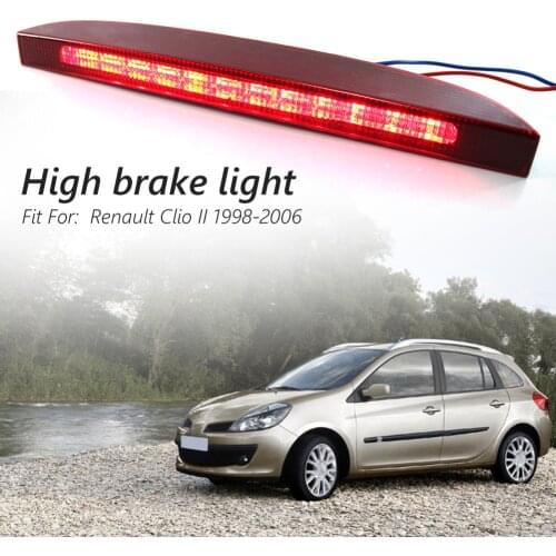 3rd Brake Stop Light Smoked Lens for Renault Clio II MK2 1998-2006 7700410753 Brake Tail Light Rear Stop Lamp