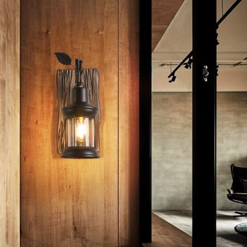 Iron Retro Wall Sconce Sconce Wall Sconce Kitchen Light Loft Bar Hotel Decor