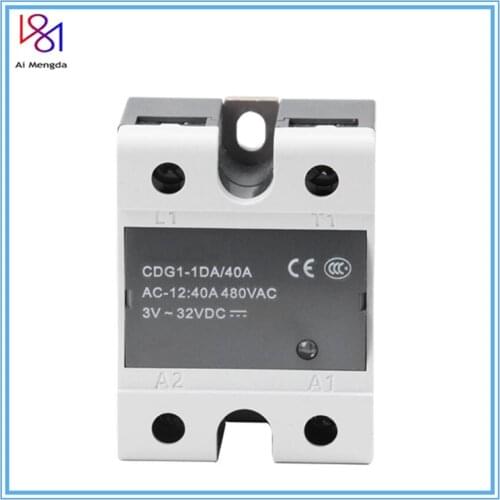 1PC DELIXI CDG1 solid state relay SSR-40DA For Relais Relay Single Phase DC Control AC SSR-DA40