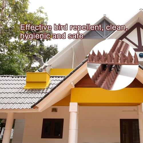 10Pcs Anti-bird Thorn Plastic Anti-theft Fence Wall Nails Dove Owl Control Repellent Security Burglar Thorn Home Garden Tool