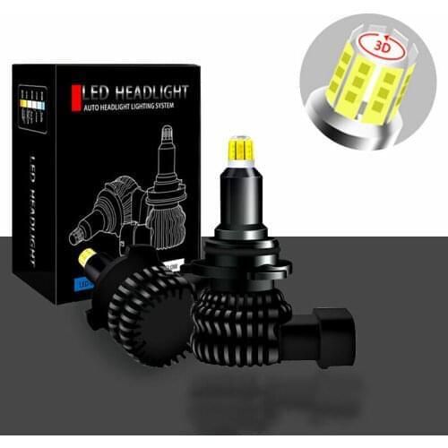 2PCS D1S/D2S/D3/D4S H7 H11 9005 360° Beam LED Headlight Bulbs Kit Mini Bulbs 80W 18000LM Super Bright 6000K H1 H3 9012 H9 H10 H8