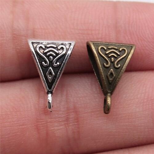 10pcs 16x10mm Pendant Charm Clip Clasp Bail Beads Loose Spacer Beads Bail Beads Pendants For Jewelry Making