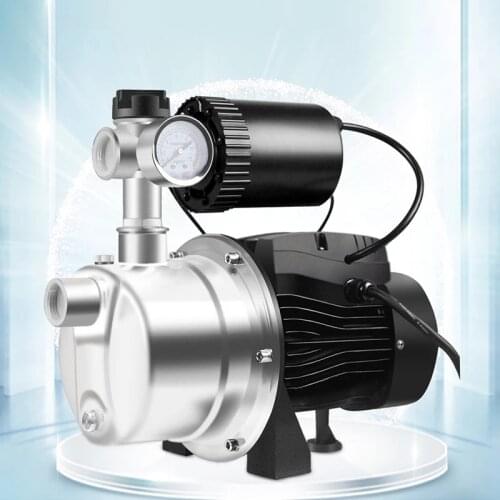 220V cold and hot water booster pump stainless steel booster pump household automatic self-priming pump tap water solar pipeline