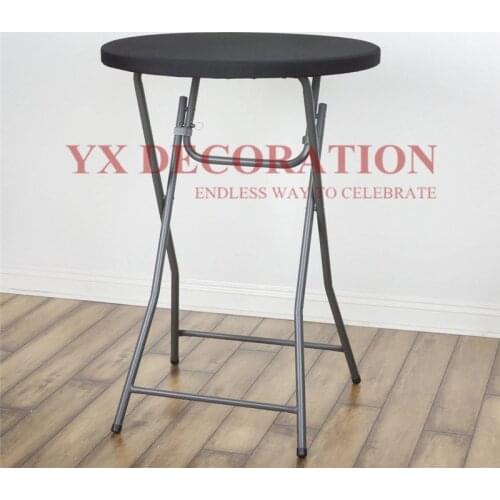 5pcs Lot Lycra Spandex Table Topper Stretch Tablecloth Cover For Banquet Wedding Event Decoration