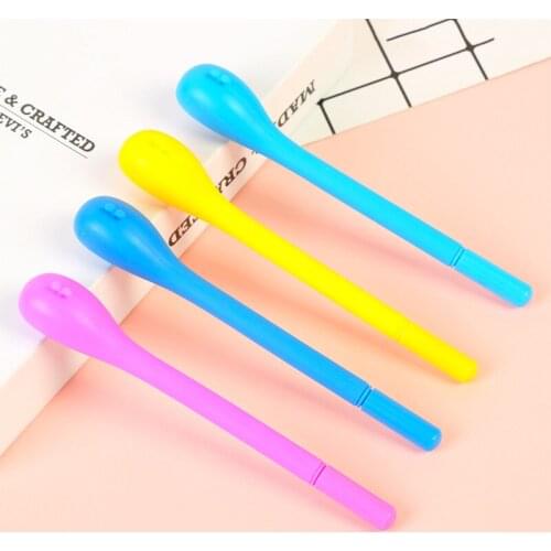 50PCS New Cute Cartoon Water Spray Whale Gel Pen Stationery for Students Office Accessories