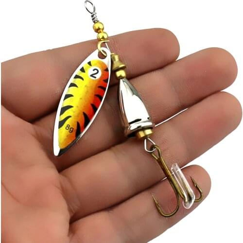 Fishing Spoon Lures Spinner Bait Fishing Wobbler Metal Baits Spinnerbait Isca Artificial