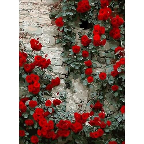 Diamond embroidery red rose flower,5d diamond painting,full diamond mosaic 3d picture of rhinestones cross-stitch christmas gift