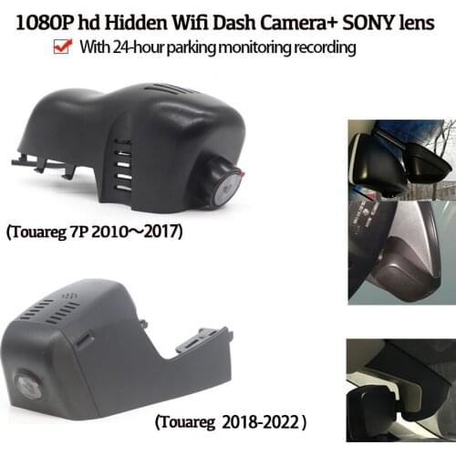 Car Wifi DVR Driving Video Recorder Dash camera For Volkswagen Touareg 2010 2017 2018~2020 Novatek 96658 Night vision hd 1080p