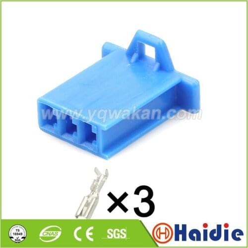 Free shipping 10sets 3pin sumitomo 2.8mm auto wire harness female connector 6040-3111