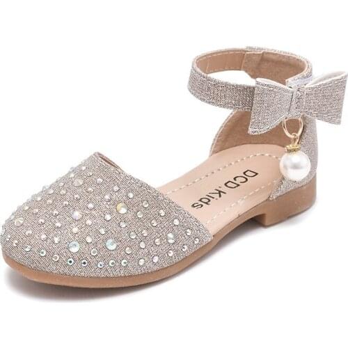 Baby sandals baby girl leather shoes fashion babby sandals girls shoes princess leather flats chaussure fille sandale fille new