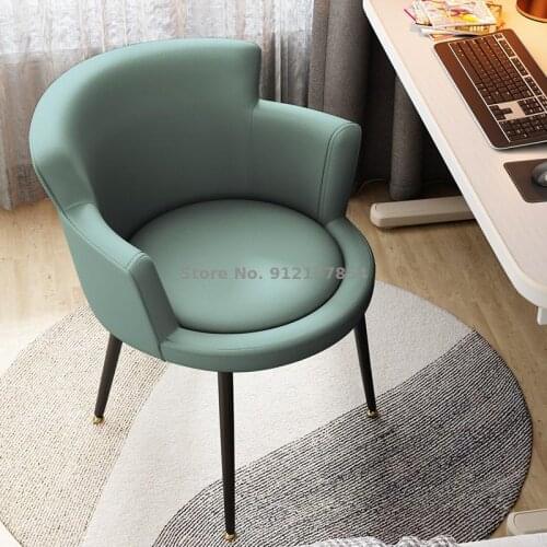 Home computer chair backrest comfortable single sedentary bedroom makeup writing study chair sofa study desk chair