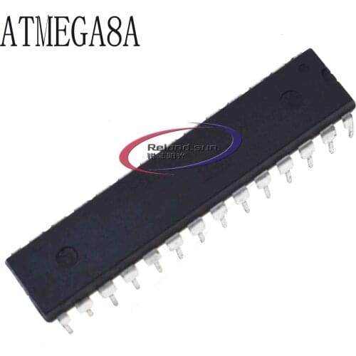 ATMEGA8A-PU ATMEGA8A DIP-28 8-bit with 8K Bytes In-System Programmable Flash ATMEGA8 DIP Original