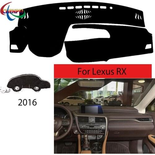 Car Dashboard Avoid Light Pad Instrument Platform Desk Cover Mat Carpets For Lexus RX 2016 Interior Accessories