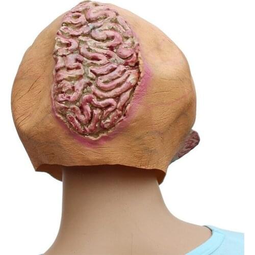 Hot Halloween Alien Head Cover Movie Theme Mask Cos Ghost Mask Horror Adult Scary Latex Headgear