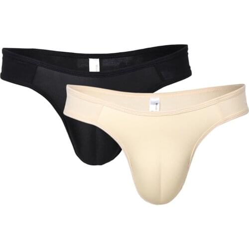 Man Soft Control Panty Memory Cotton Thong Underwear Brief Cross-dresser Transgender Drag Queens Cosplay