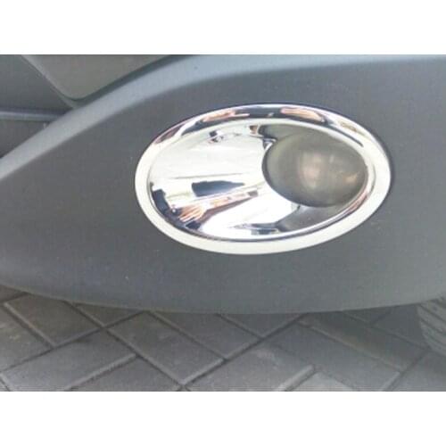 AX Chrome Front Fog Light Cover Head Lamp Molding Guard Trim Decor Accent For Nissan Qashqai / +2 / Dualis 2013 2012 2011 2010