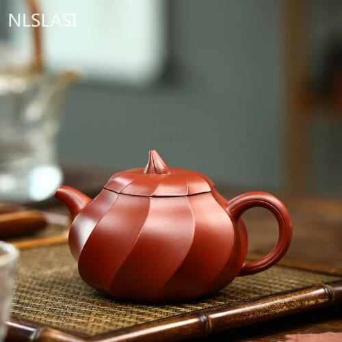 Chinese Yixing Teapot purple clay Tea Pot Raw ore Handmade Dahongpao tea set Tea Ceremony Customized gifts 240ml