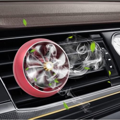 Car Smell Air Freshener Conditioning Alloy Auto Vent Outlet Perfume Clip Fresh Aromatherapy Fragrance Atmosphere Flavoring Scent