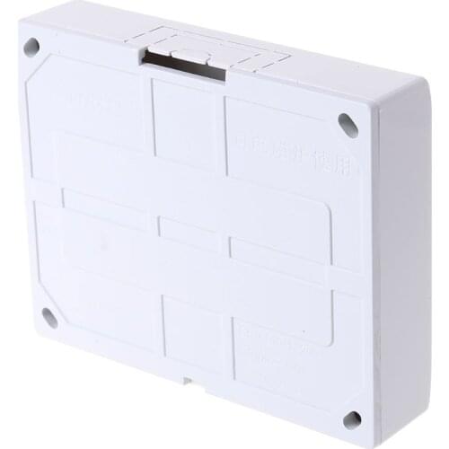 Surface Mounted Pure Wall Socket Panel 10-Pins Outlet Electric 10A Plugs Sockets