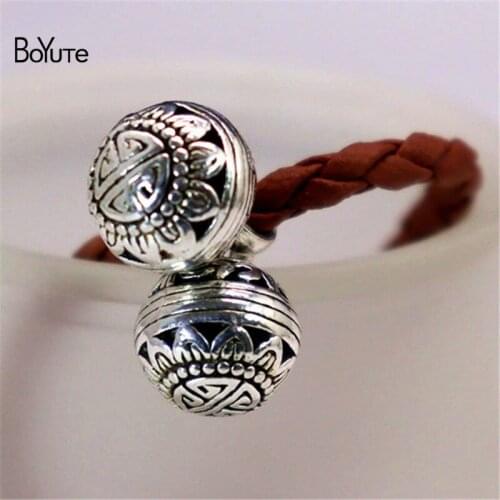 BoYuTe (50 Pieces/Lot ) 11.5MM Tibetan Silver Hollow Sun Pendant Charms Factory Direct Supply Diy Handmade Materials