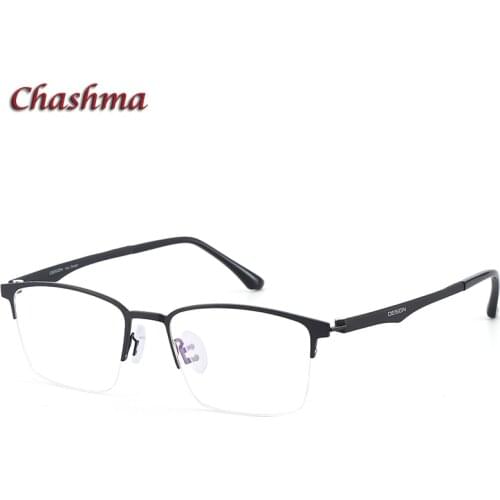 Semi Frame Progressive Lenses Gentlemen Eyeglasses Men Optical Eyewear Alloy Titanium Prescription Glasses Blue Light Glasses