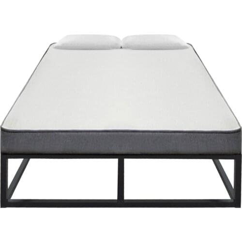 Simple Basic Iron Bed Twin Size Black Bedroom Furniture for Bedroom US Warehouse