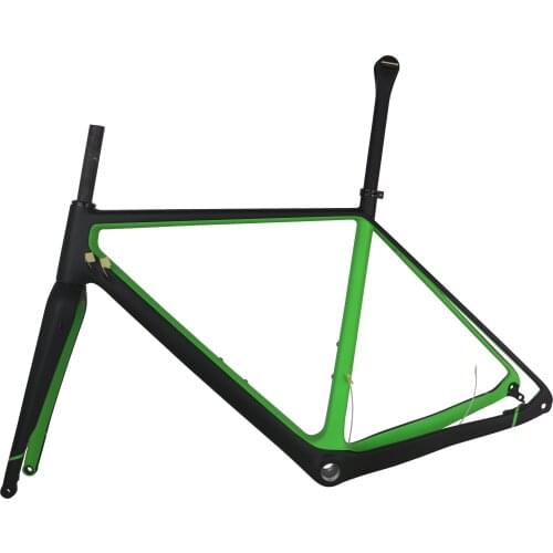 Custom Paint Disc BSA Carbon Fiber T700 CX Frame GR029 Maximum Tire Width 700X42C Gravel Frame With Zero Seatpost