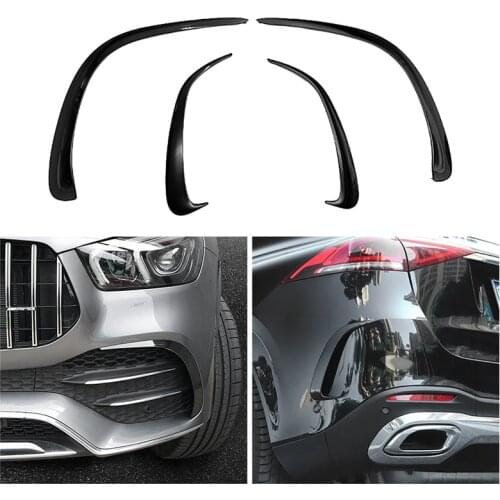 Car Front Rear Bumper Splitter Spoilers Canard Air Knife Surround Trim for Mercedes-Benz GLE W167 2020 AMG