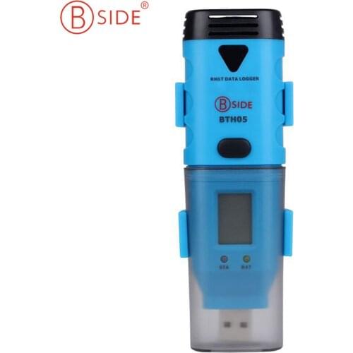 BSIDE BTH05 Waterproof Portable Mini 3-Channel USB Data Logger Internal External Temperature Humidity Data Logger Recorder
